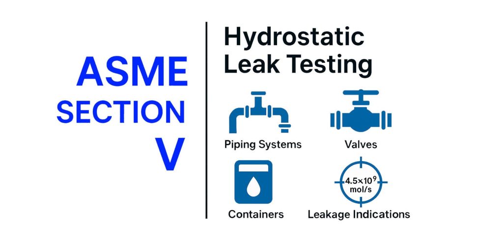 Standards on leak testing of industrial plants