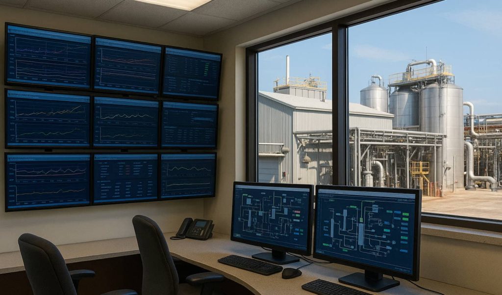 Industrial applications of the SCADA system