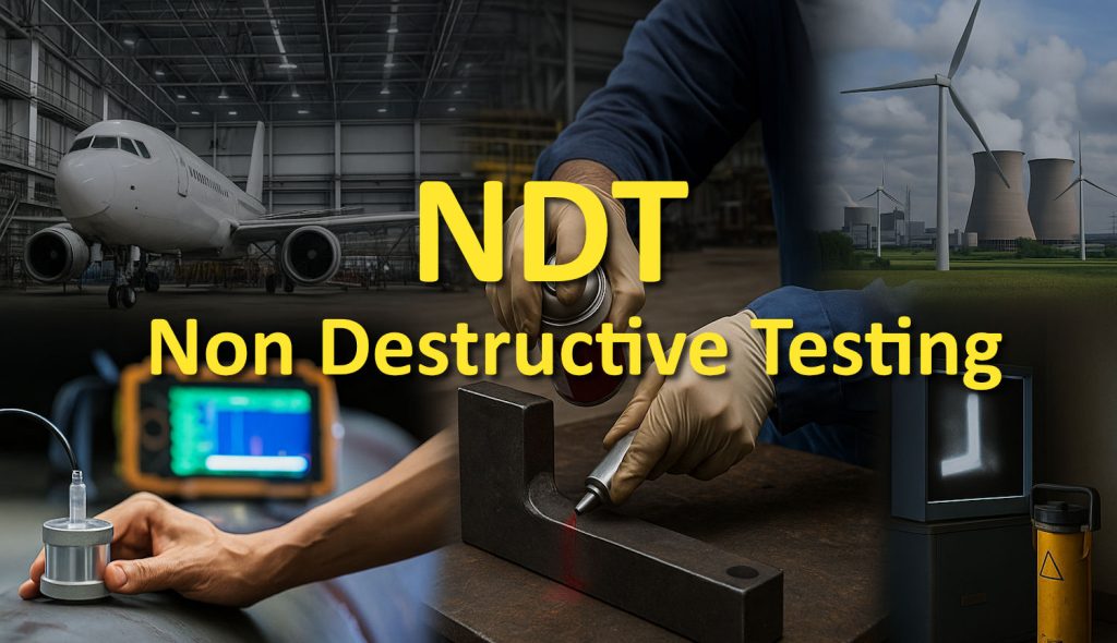 Non-destructive testing in industrial plants (NDT)