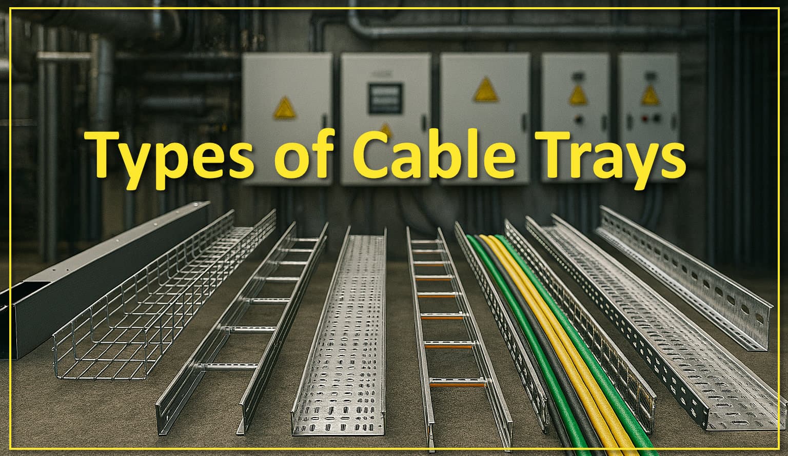 Main Types of Industrial Electric Cable Trays