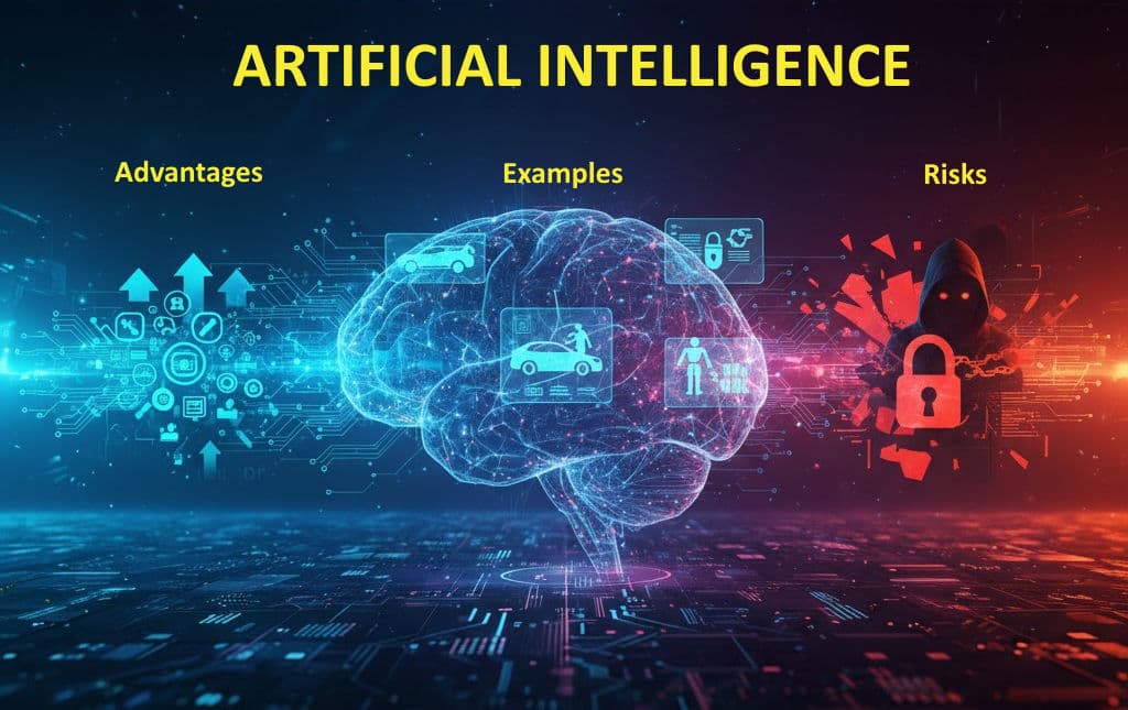 Industry 40 and Artificial Intelligence advantages - examples and risks