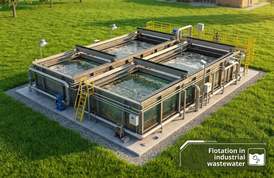 Flottazione nelle acque reflue industriali