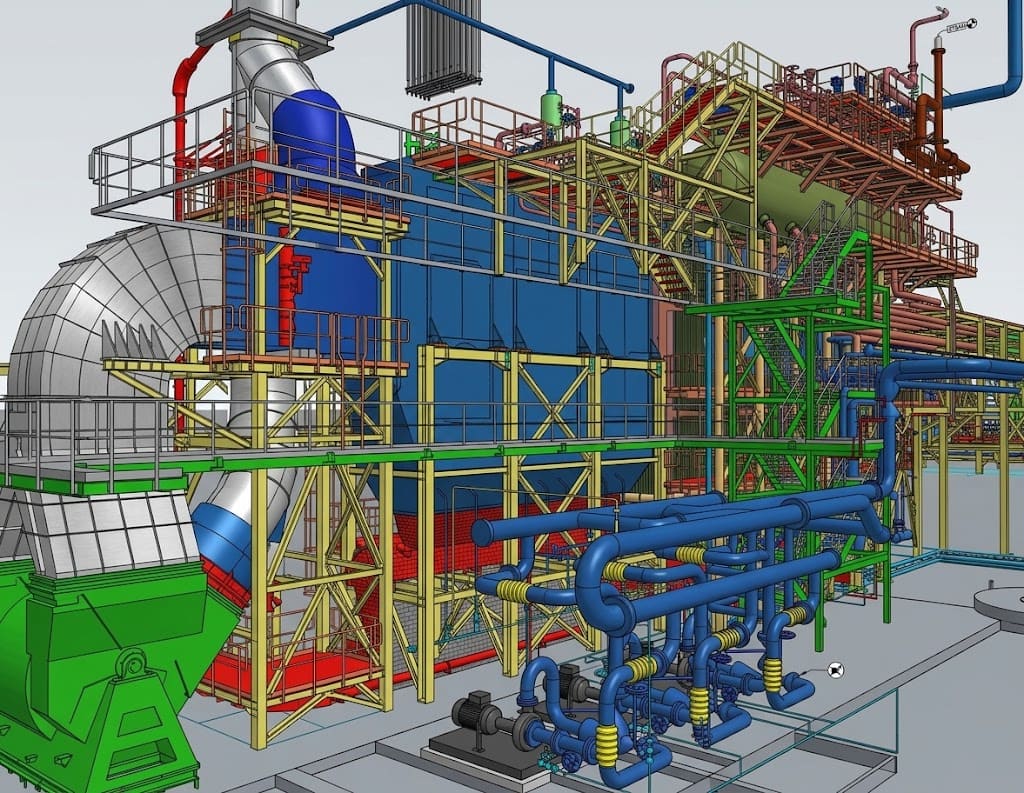 Progettazione 3D di impianti industriali con ESAPRO: modello Bombelli Design